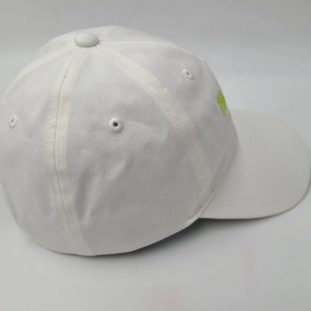 Hard Rock Hat Snapback Adidas White Neon Green Hotel & Casino Biloxi MS Logo Men